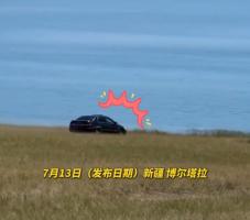 游客忘拉手刹轿车溜进赛里木湖 游客忘拉手刹轿车溜进赛里木湖
